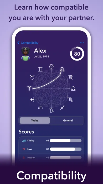 Tangkapan skrin Bliss - Astrology & Palmistry