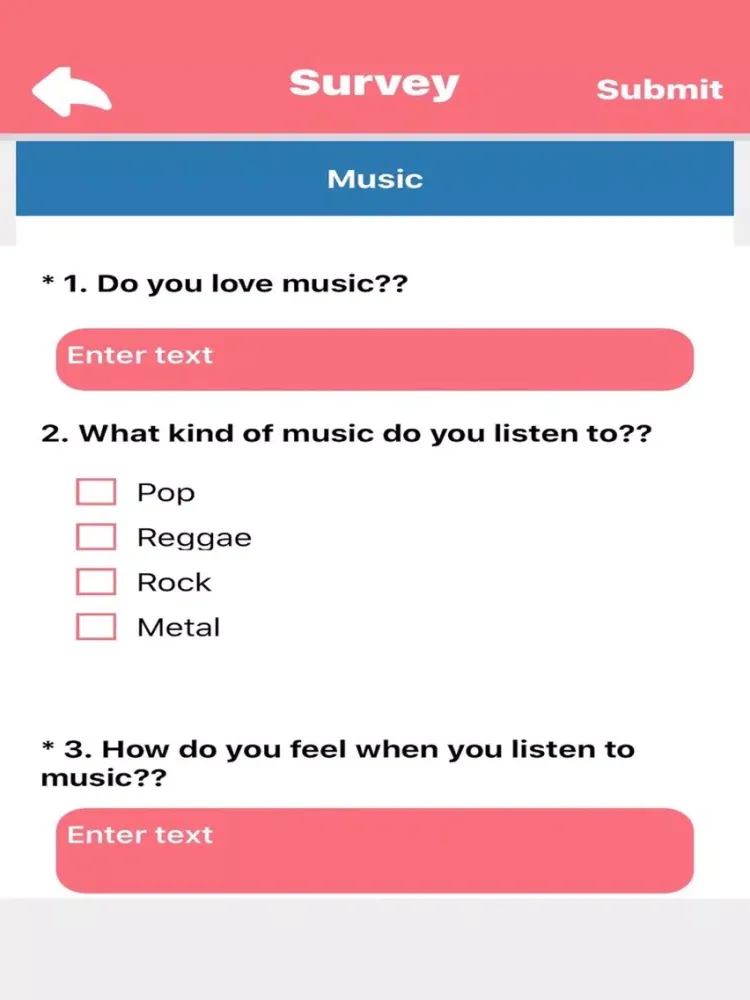 Exchange Surveys iPad  스크린샷
