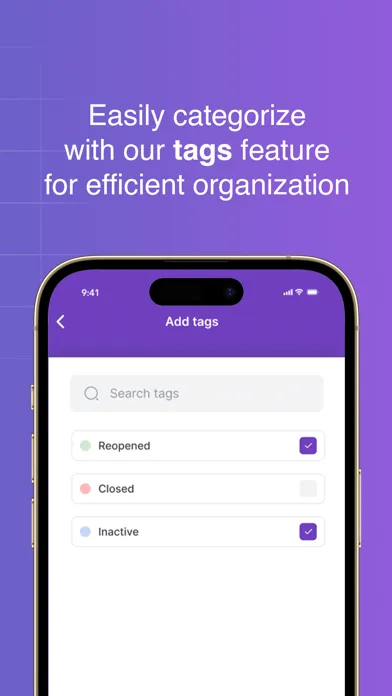Capturas de tela do Orufy Connect - Agent Chat App