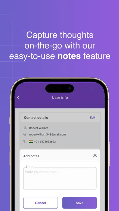 Capturas de tela do Orufy Connect - Agent Chat App