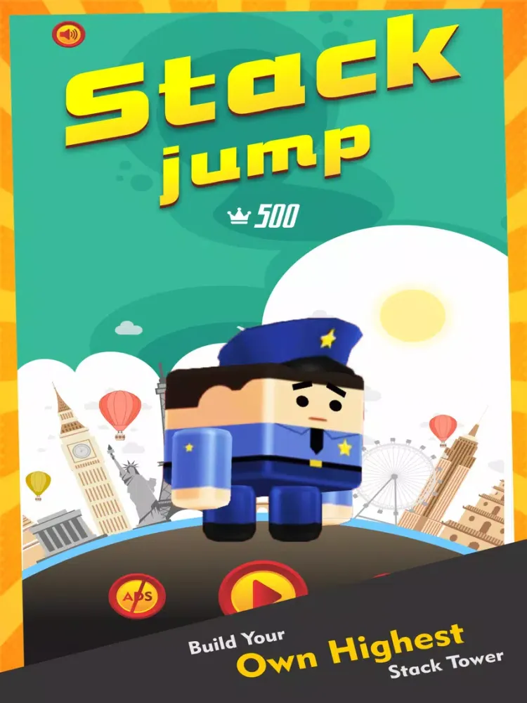 Ảnh chụp màn hình của Stack Jump! Tap Tap Bounce 3D iPad