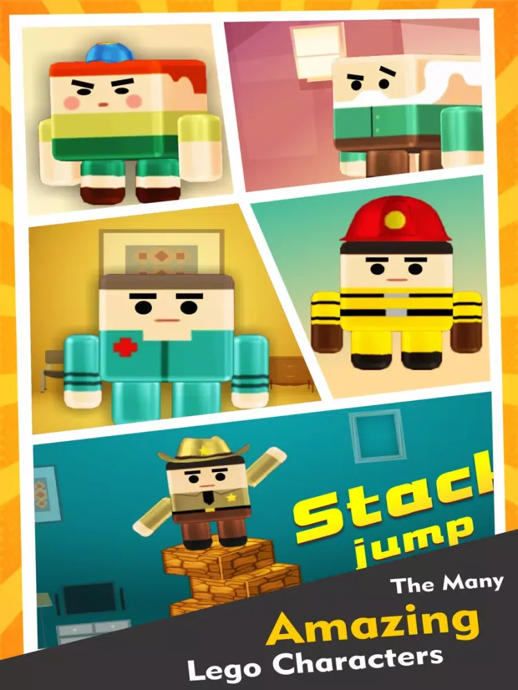 Ảnh chụp màn hình của Stack Jump! Tap Tap Bounce 3D iPad