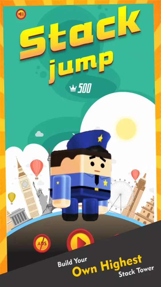 Ảnh chụp màn hình của Stack Jump! Tap Tap Bounce 3D