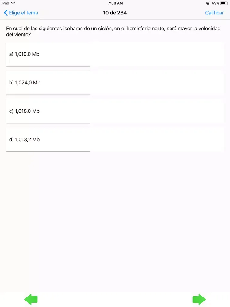 Quiz-Air PCA iPad  스크린샷