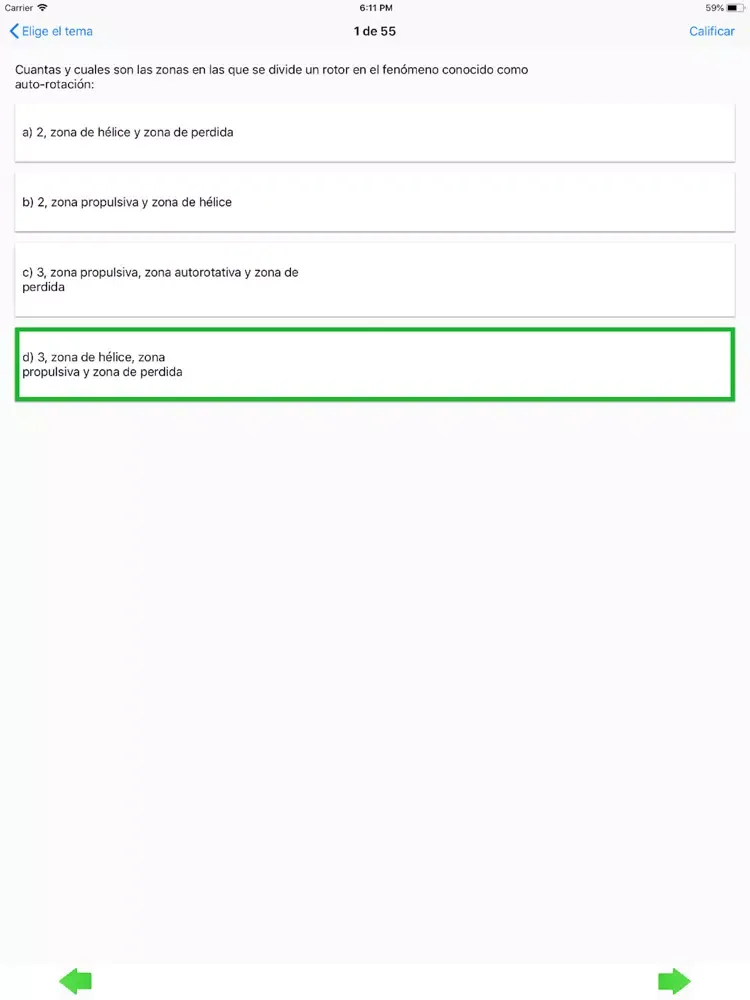 Ảnh chụp màn hình của Quiz-Air TLA iPad 
