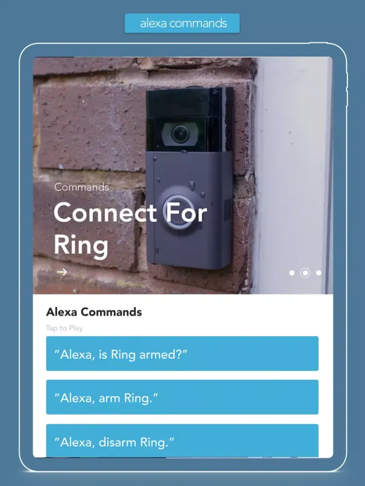 The Ring App iPad  Screenshots