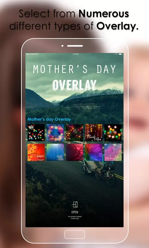 Capturas de tela do Mother's Day Overlay