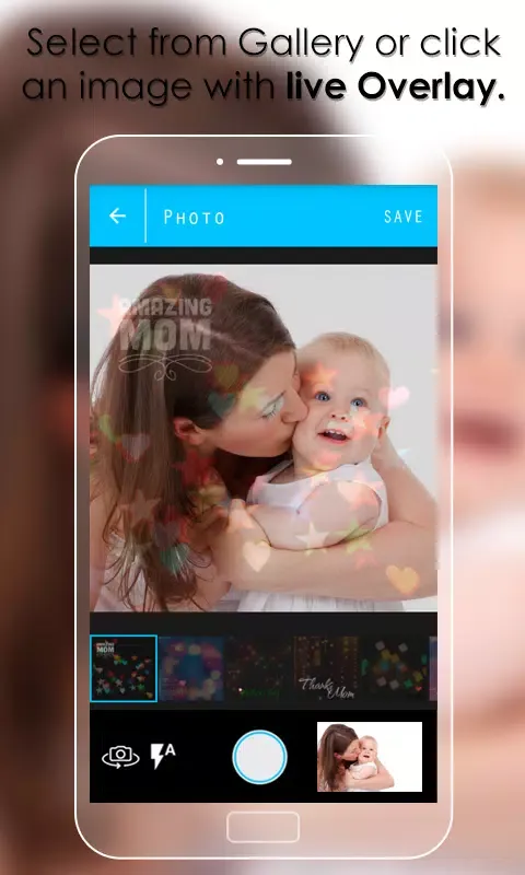 Capturas de tela do Mother's Day Overlay