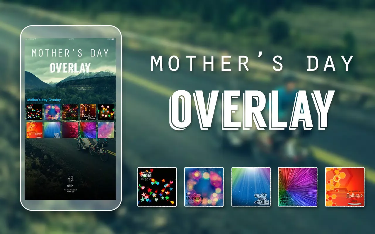 Capturas de tela do Mother's Day Overlay