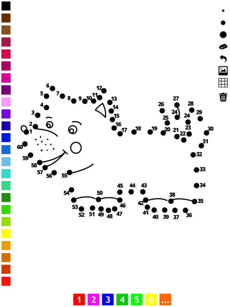 Connect the dots coloring book for children: Learn painting by numbers for kindergarten and pre-school with this learning puzzle game iPad  Ekran Görüntüleri