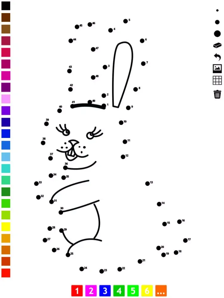 Connect the dots coloring book for children: Learn painting by numbers for kindergarten and pre-school with this learning puzzle game iPad  Ekran Görüntüleri