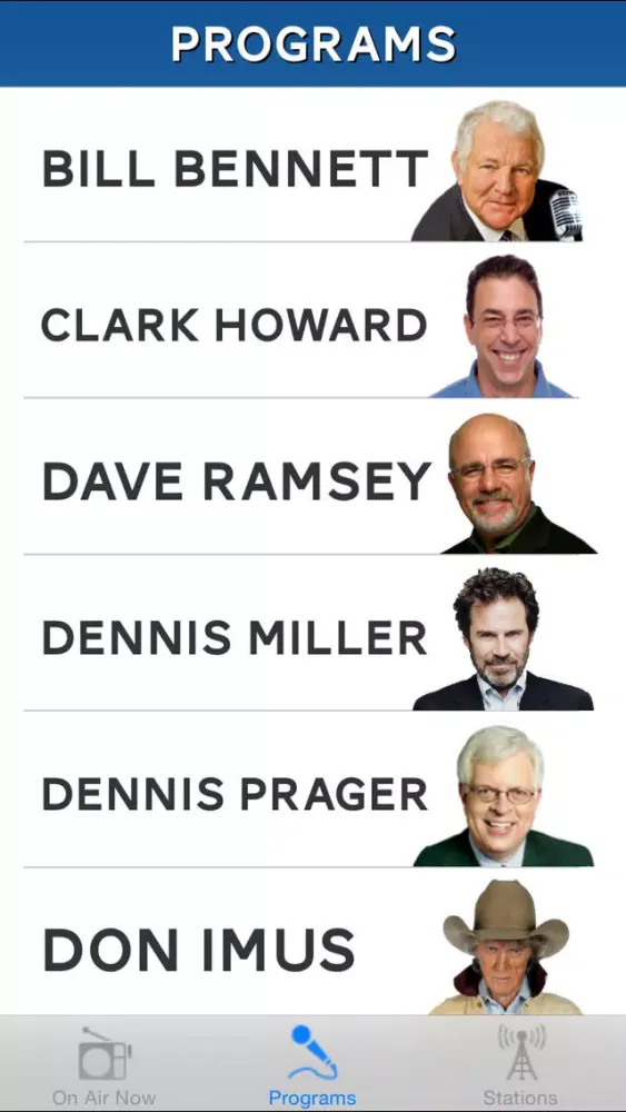 ภาพหน้าจอของ Conservative Talk Radio - Rush, Levin, Beck, Hannity, Savage & More!