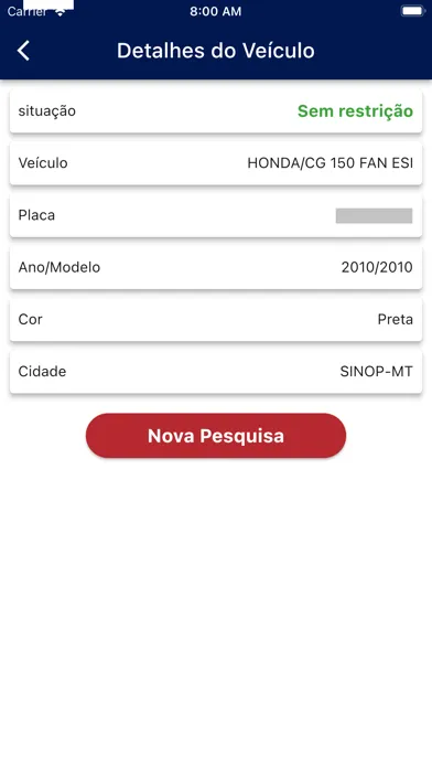 Capturas de tela do Consulta Placa Fácil -Veículos
