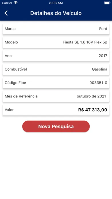 Capturas de tela do Consulta Placa Fácil -Veículos
