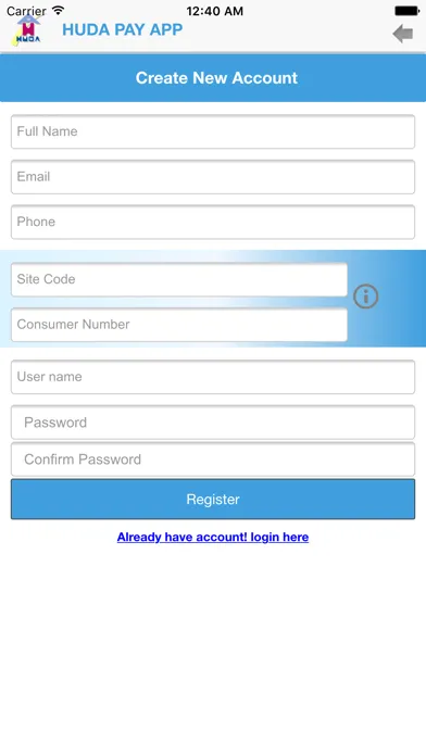 HudaPayApp Screenshots