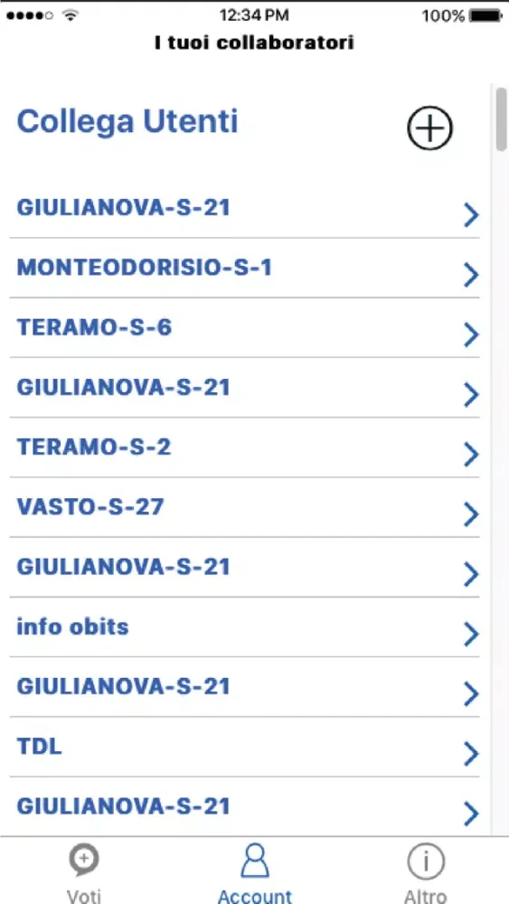 Capturas de tela do Conta Voti