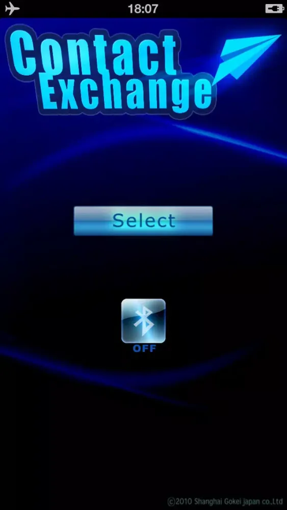 Tangkapan layar ContactExchange(Bluetooth)