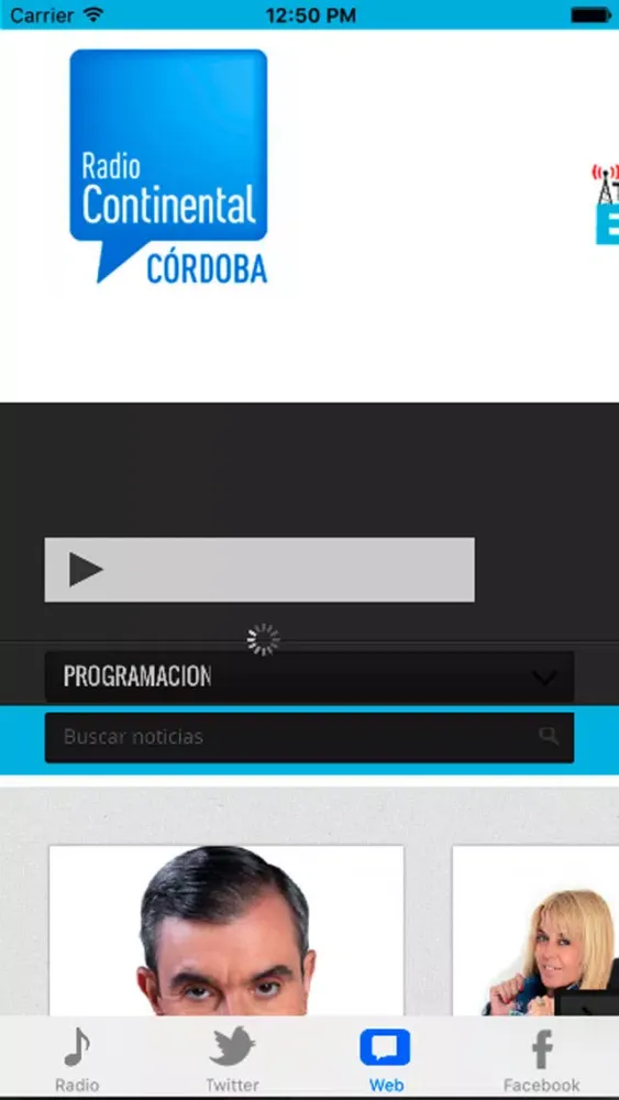 ภาพหน้าจอของ Radio Continental Córdoba