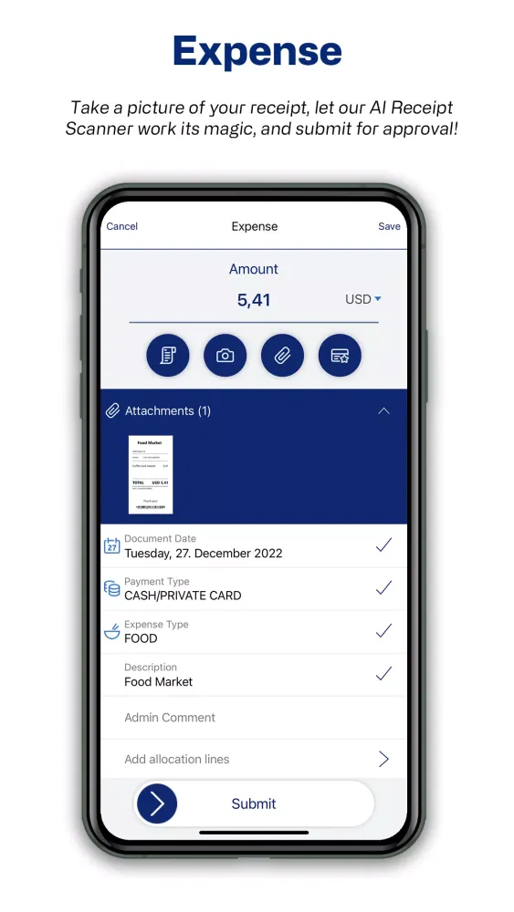 Continia Expense App Ekran Görüntüleri
