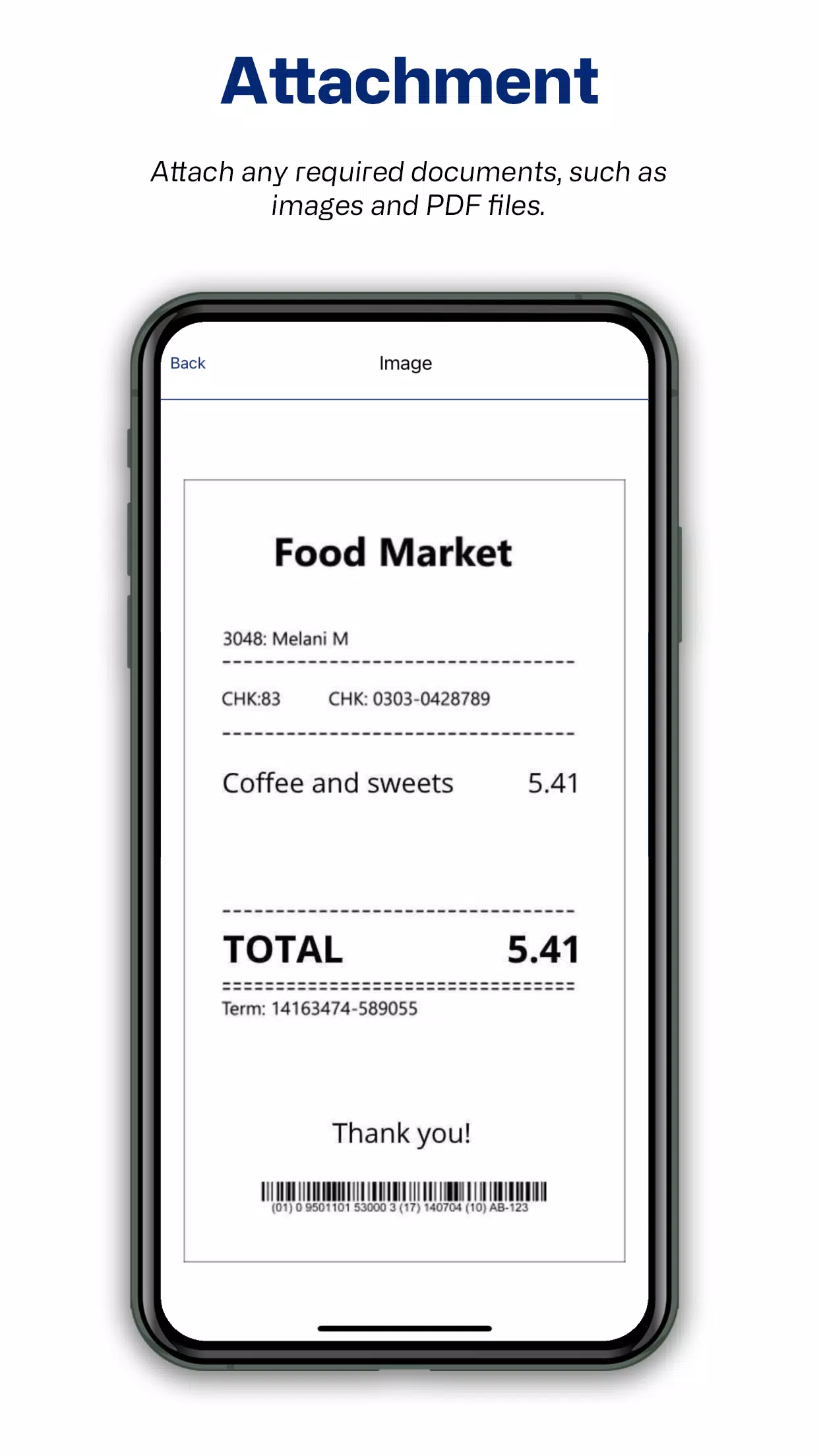 Continia Expense App Screenshots