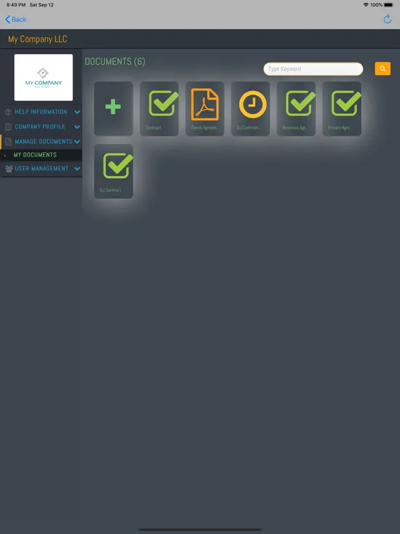 eSign Remotely Pro iPad 应用截图