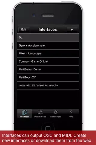 Control (OSC + MIDI) Screenshots