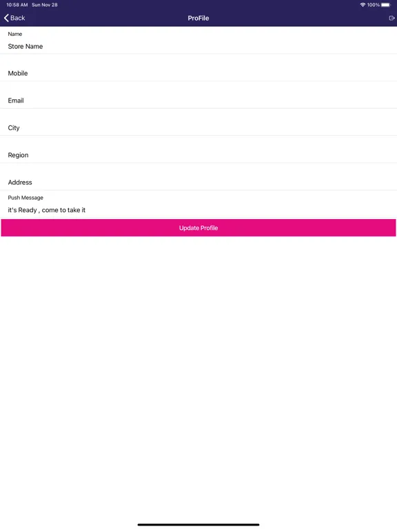 Zrzuty ekranu Pager Control iPad 