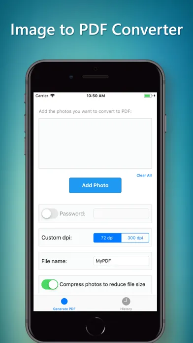 Capturas de pantalla de Image to PDF Converter!