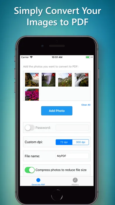 Capturas de pantalla de Image to PDF Converter!