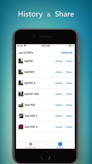 Capturas de pantalla de Image to PDF Converter!