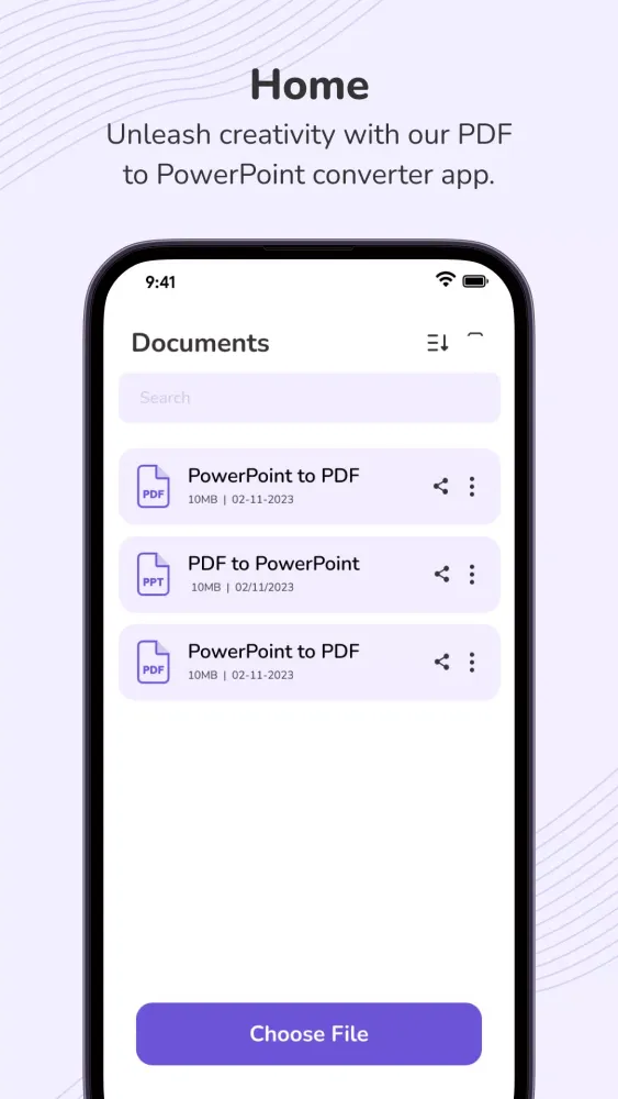 PPTX to PDF Converter Screenshots