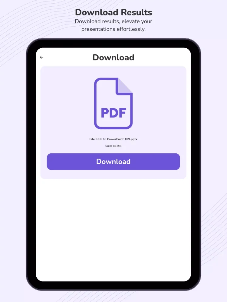 PPTX to PDF Converter Screenshots