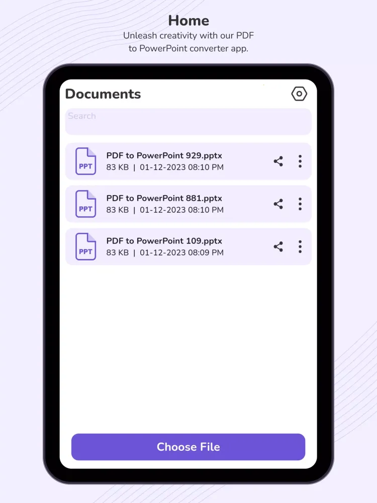 PPTX to PDF Converter Screenshots