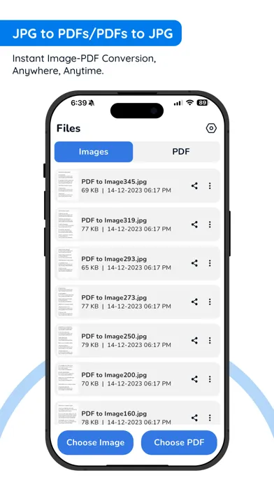 Скриншоты Image to PDF - PDF to JPG