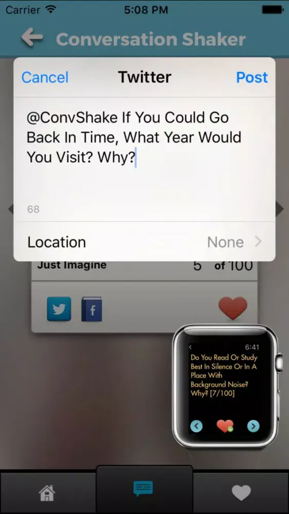 conversation shaker 1000應用截圖
