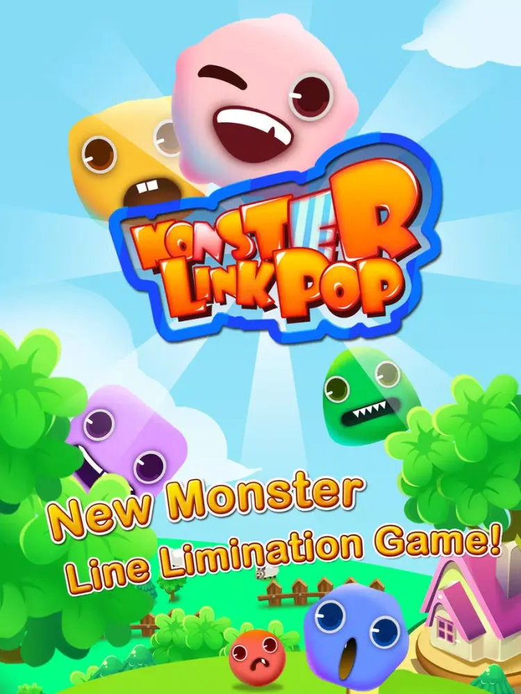 Capturas de pantalla de Monster Link Pop - HD FREE Line Game iPad 