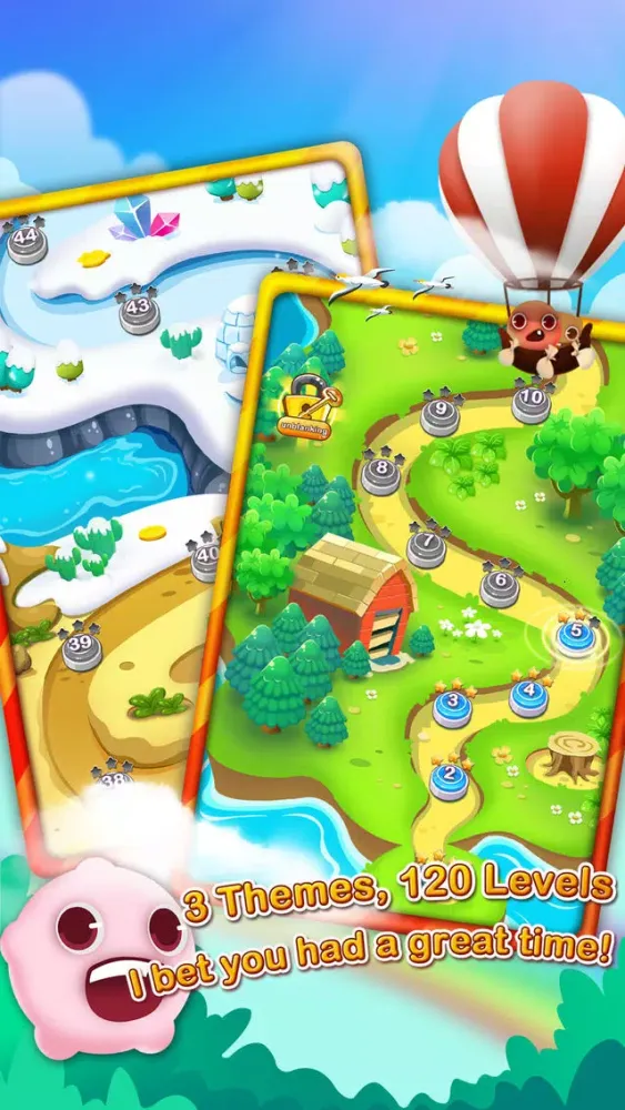 Capturas de pantalla de Monster Link Pop - HD FREE Line Game