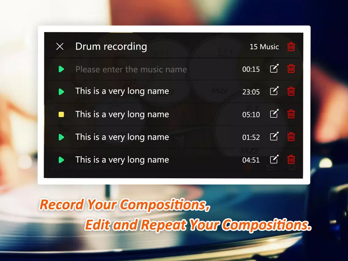 Drum Jazz iPad 应用截图