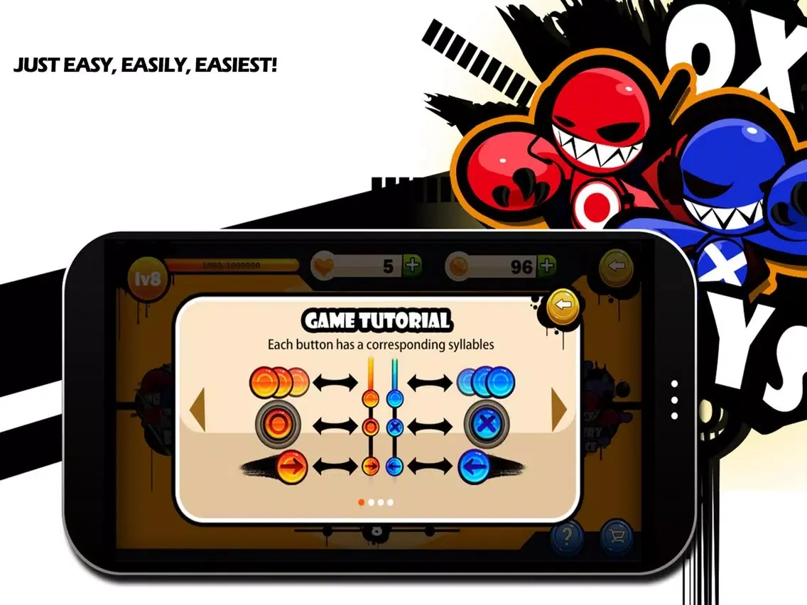 OX BOYS - Rhythm Game iPad 应用截图