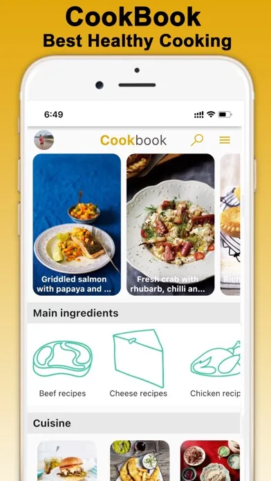 Cook Book - Meal plans应用截图