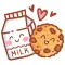 Cookies Milk & Coffee love