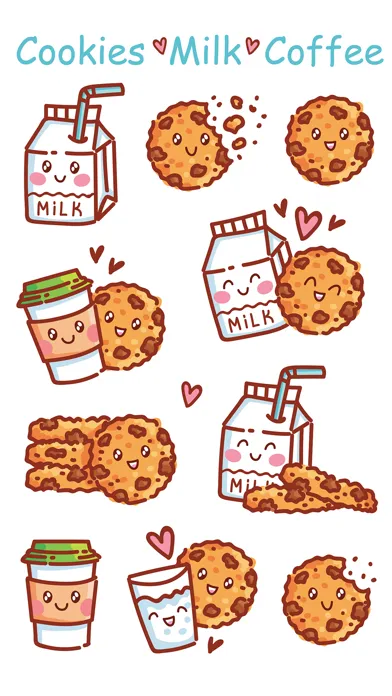 Capturas de tela do Cookies Milk & Coffee love