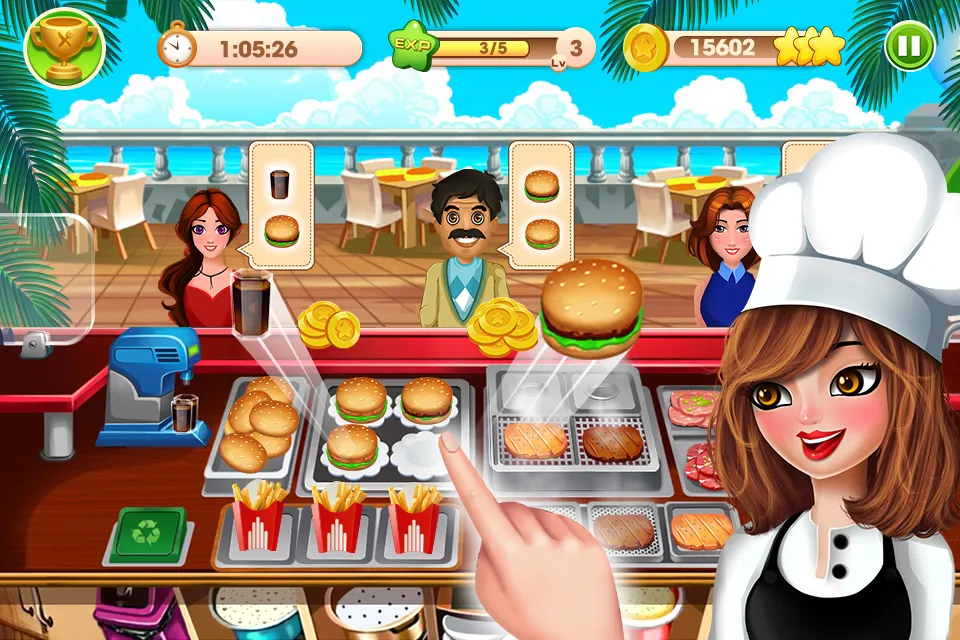 Capturas de tela do Cooking Talent