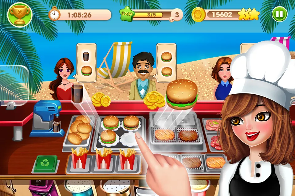 Capturas de tela do Cooking Talent