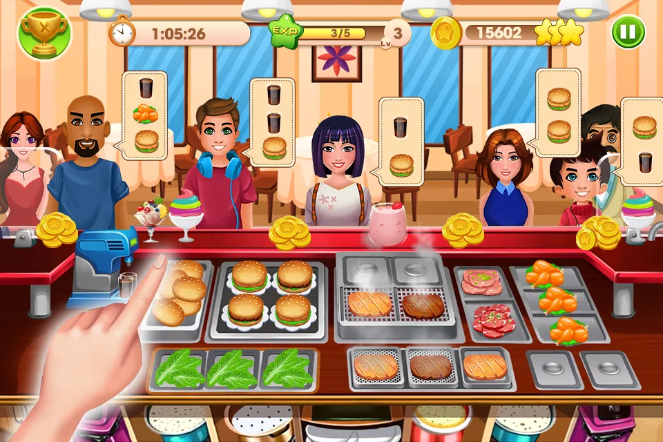 Capturas de tela do Cooking Talent