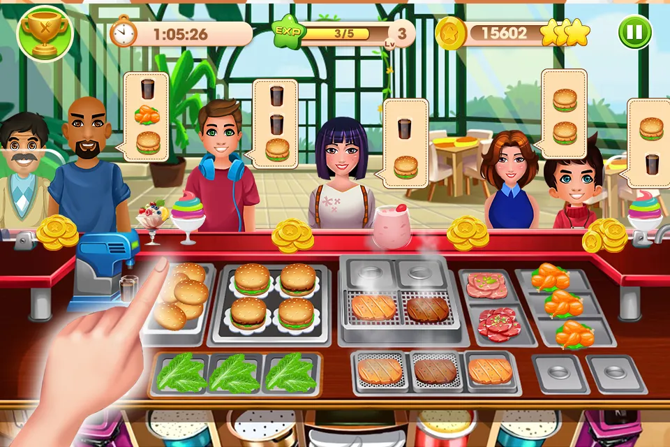 Capturas de tela do Cooking Talent