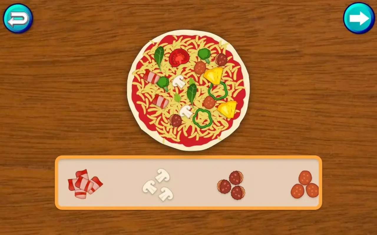Captures d'écran de Dino Pizza - Cooking games