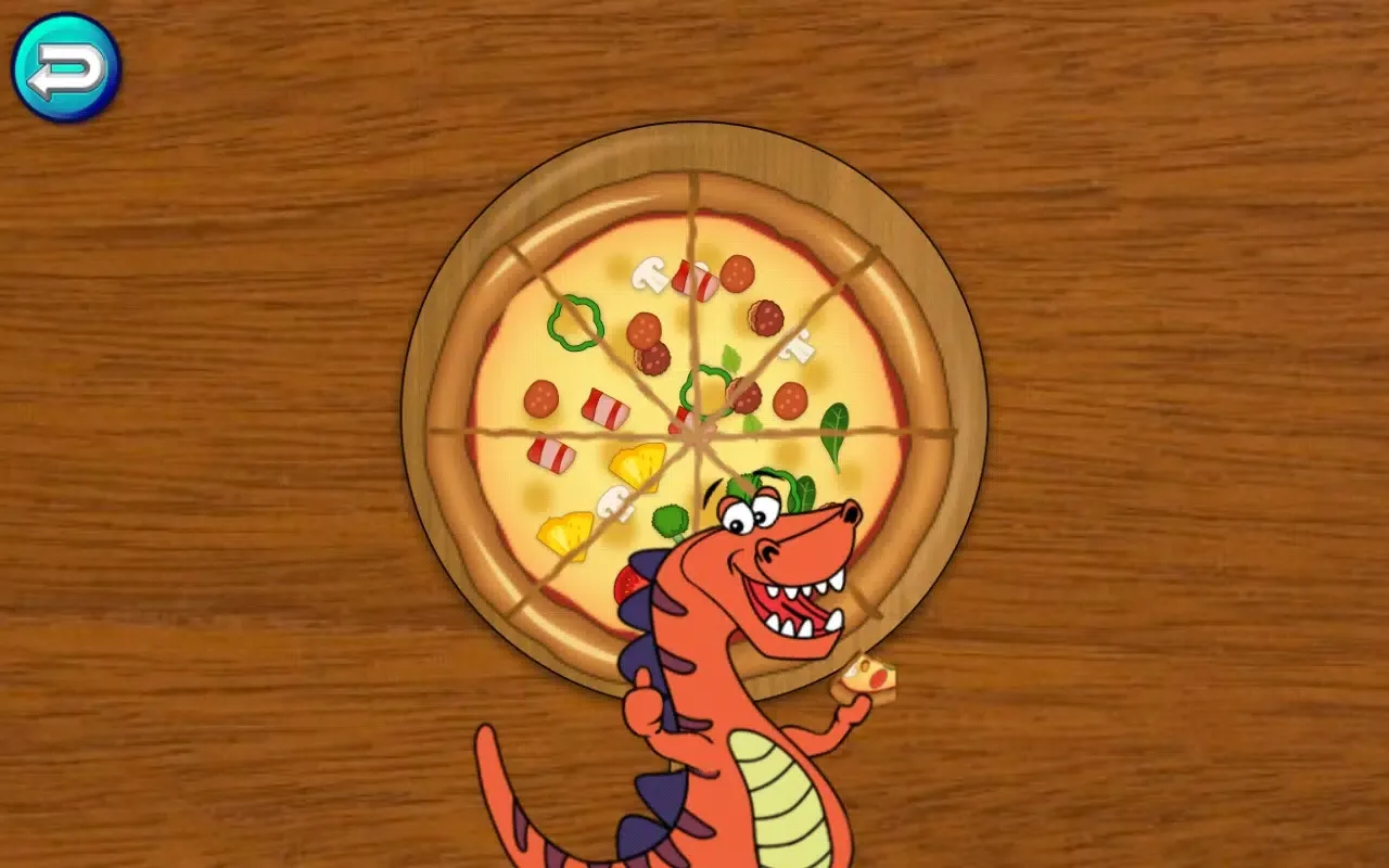 Captures d'écran de Dino Pizza - Cooking games