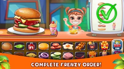 ภาพหน้าจอของ Burger Star Chef: Food Cooking