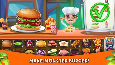 ภาพหน้าจอของ Burger Star Chef: Food Cooking
